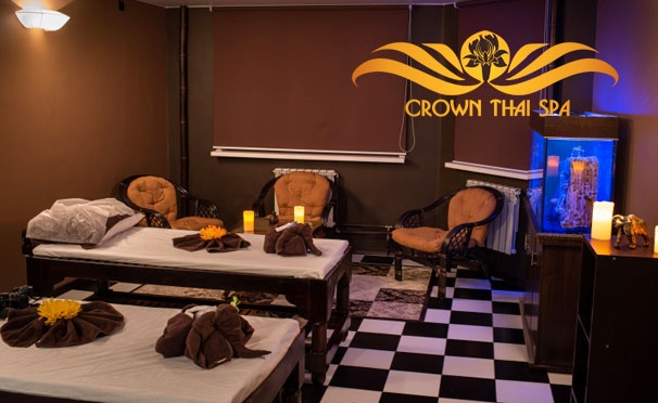 Скидка на Тайский массаж на выбор или спа-программа для одного или двоих в салоне Crown Thai Spa на «Улице Дмитриевского». Скидка до 53%