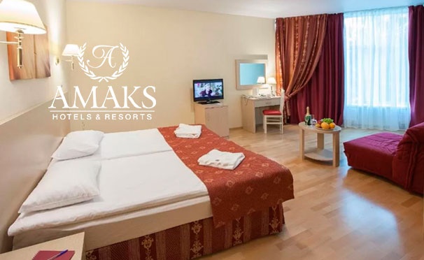 Скидка на От 3 дней проживания для двоих с лечением и 3-разовым питанием в новом загородном курорте-отеле «Красная Пахра» от сети Amaks Hotels & Resorts со скидкой до 40%