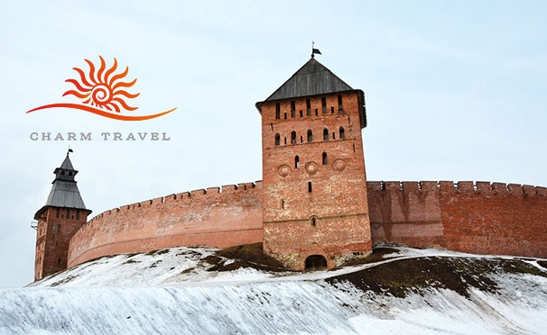 Скидка на Скидка 50% на тур «Новогодние города-курорты Старая Русса и Великий Новгород» от туроператора Charm Tour