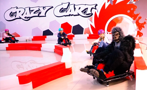 Скидка на Заезды на дрифт-карте в картинг-центре Crazy Cart в ТЦ «Весна». Скидка до 40%