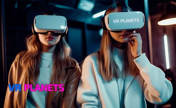 Скидка на Скидка до 55% на игры в VR-шлеме Oculus Quest 2 или аренду помещения под мероприятие в клубе виртуальной реальности VR Planets