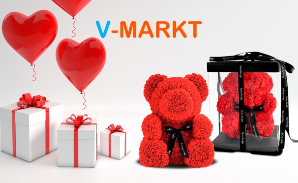 Скидка на Медведи из фоамирановых роз с доставкой по всей России от интернет-магазина V-Markt. Скидка до 58%