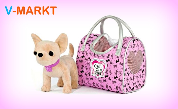 Скидка на Собачка размером 20 см в сумочке Chi Chi Love от интернет-магазина V-Markt. Скидка 70%