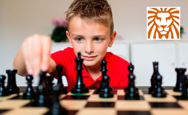 Скидка на Скидка 50% на онлайн-обучение шахматам + бесплатный пробный урок от школы шахмат «Стратегия»