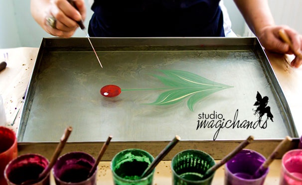 Скидка на Онлайн-курс по рисованию на воде «Эбру» от творческой онлайн-школы MagicHands. Скидка 87%