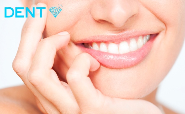 Скидка на Стоматологические услуги в клинике Dent: УЗ-чистка зубов, удаление пигментированного налета при помощи AirFlow и экспресс-отбеливание Amazing-White. Скидка до 90%