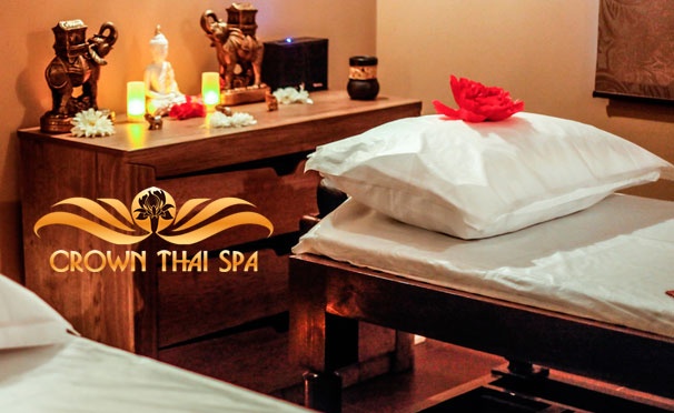 Скидка на Тайский массаж на выбор, спа-программу, спа-девичник или спа-свидание в салоне Crown Thai Spa на «Менделеевской». Скидка до 56%