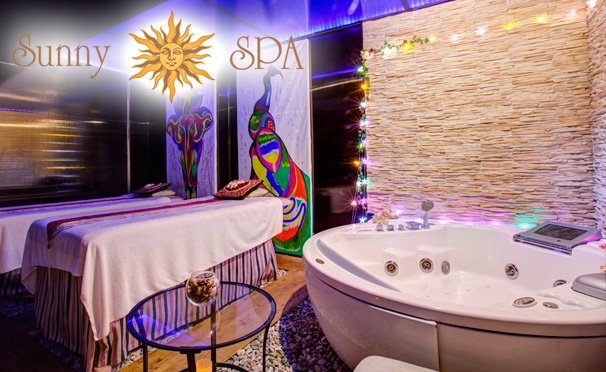 Скидка на Тайский традиционный массаж, коррекция фигуры, распаривание в хаммаме, spa-программы, посещение соляной пещеры, абонементы в солярий, подарочный сертификат и не только в spa-центре Sunny Spa. Выбор звёзд! Скидка до 50%