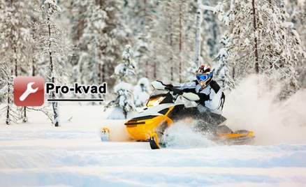Катание на снегоходе от Pro-kvad