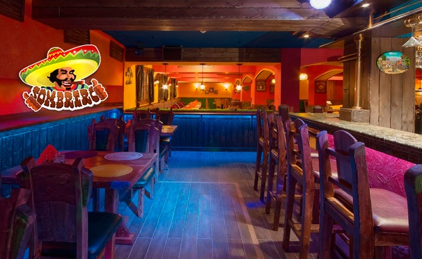 Скидка на Все меню кухни и напитки в мексиканском ресторане Sombrero: буррито, фахитос, тако, закуски, салаты и не только! Скидка 50%
