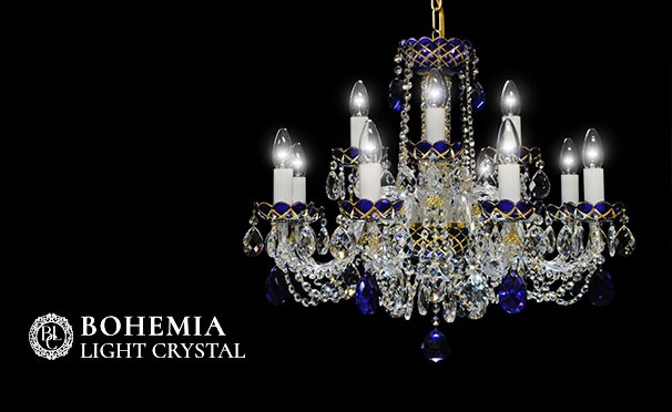 Скидка на Все люстры в интернет-магазине Bohemia Light Crystal: хрустальные, фарфоровые, литые, комбинированные и не только. Скидка 10%