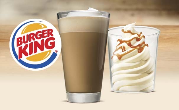 Скидка на При покупке капучино - ванильное мороженое бесплатно в ресторанах Burger King! Промокод 9809
