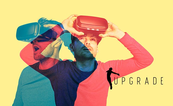 Скидка на Игры в шлеме в клубе виртуальной реальности Upgrade с понедельника по воскресенье. Скидка до 50%
