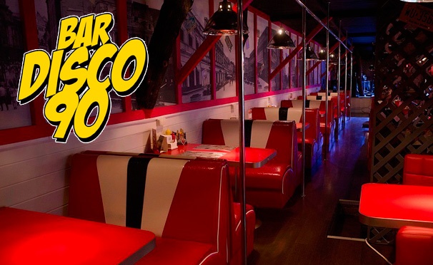 Скидка на Скидка до 49% на  вечеринку для компании до 10 человек в атмосферном баре Bar Disco 90