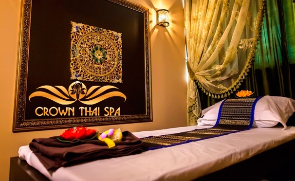Скидка на Тайский, слим-массаж, спа-программы и спа-девичники в салоне Crown Thai Spa. Скидка до 58%