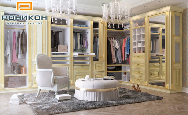 Скидка на Скидка 30% на мебель по индивидуальному проекту и серийную продукцию от фабрики шкафов «Роникон»