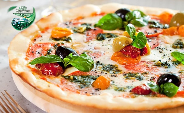 Скидка на Доставка на дом от компании Taxopizza: скидка 60% на пиццу «Маргарита» и ролл «Цезарь» + скидка 50% на все меню, суши, бургеры, салаты, горячие блюда и напитки!
