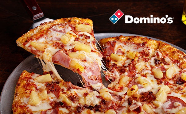 Скидка на Все меню кухни и напитки от сети пиццерий Domino’s Pizza. Скидка до 30%