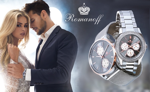 Жена часами смотрит. 3d774 Romanoff часы. Часы Romanoff 30522. Реклама часов. Наручные женские часы Romanoff.