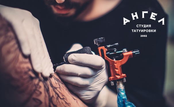 Скидка на Скидка 30% на создание татуировки, удаление тату, татуаж, пирсинг лица и тела, микродермалы, тоннели в тату-студии «Ангел»