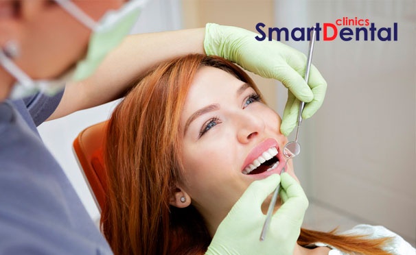 Скидка на Ультразвуковая чистка зубов с Air Flow, фторированием и полировкой в клинике Smart Dental. Скидка 68%